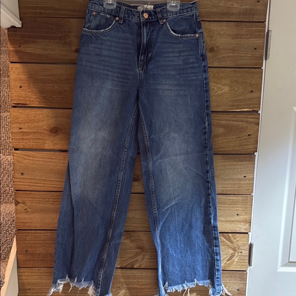 EUC Free People Wide Leg Women's Jeans Size 26